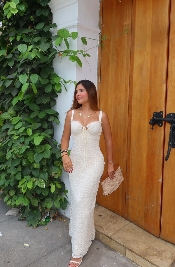 Vestido largo Mariangel con control de abdomen