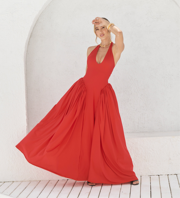 Vestido Antonella Rojo